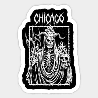 chicago fear Sticker